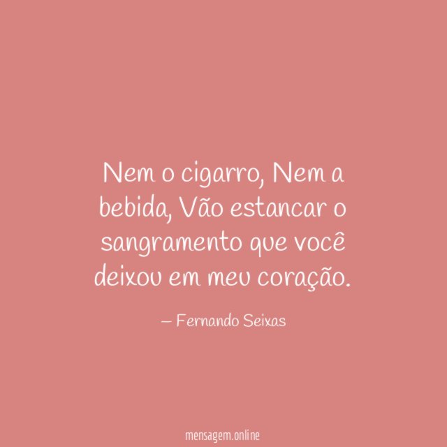 Nem o cigarro