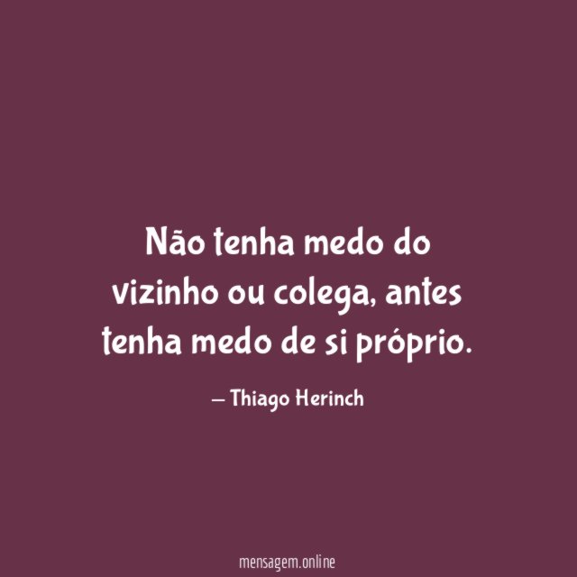 Não tenha medo do vizinho ou colega