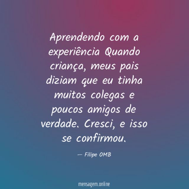 Aprendendo com a experiência