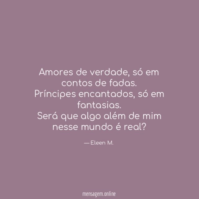 Amores de verdade