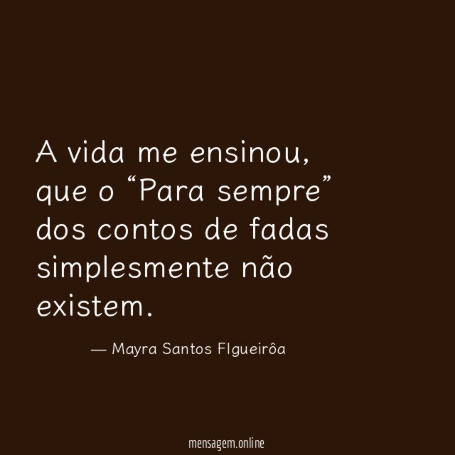 A vida me ensinou