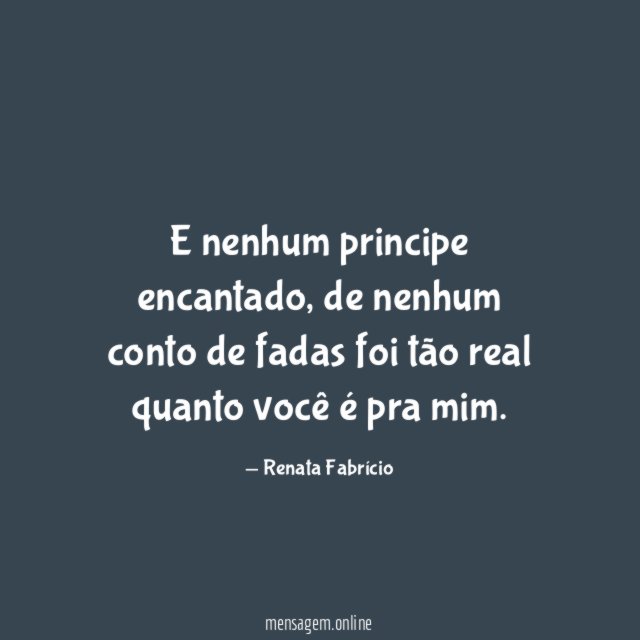 E nenhum principe encantado