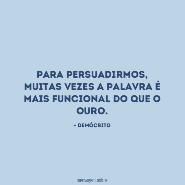 Para persuadirmos