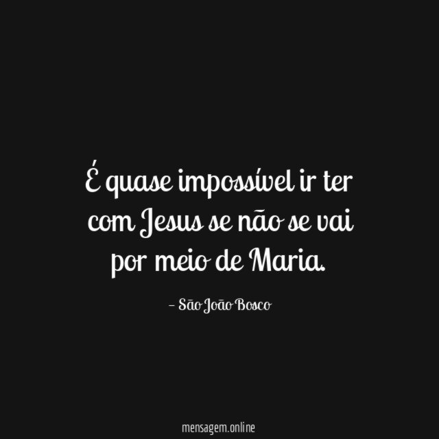 É quase impossível ir ter com Jesus se