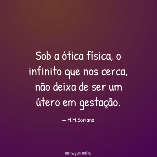 Sob a ótica física