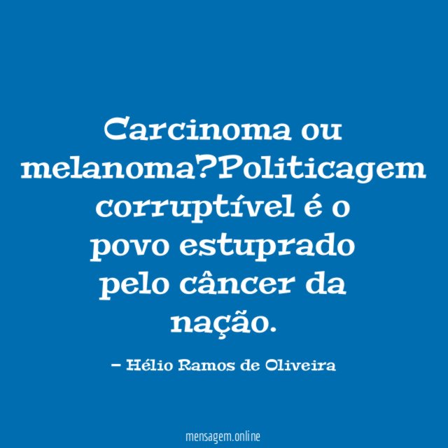 Carcinoma ou melanoma