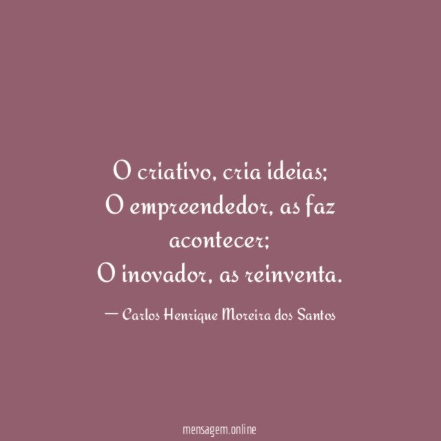 O criativo