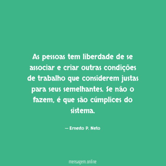 As pessoas tem liberdade de se associar