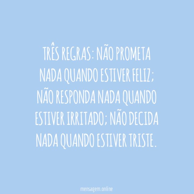 Três regras