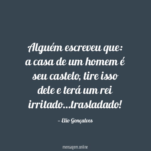 Alguém escreveu que