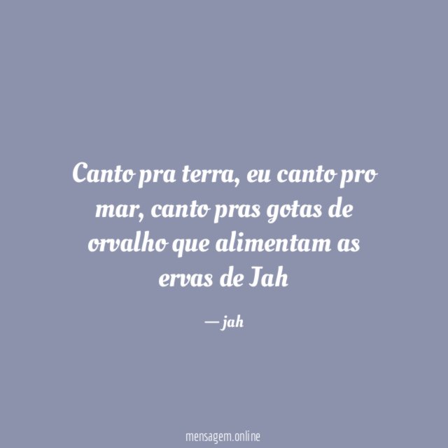 Canto pra terra