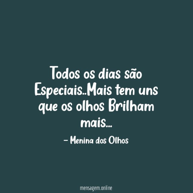 Todos os dias são Especiais
