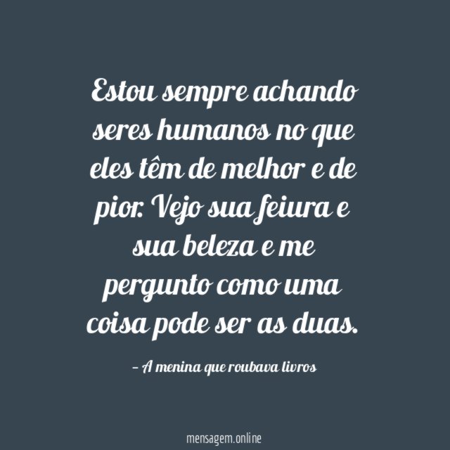 Estou sempre achando seres humanos no que eles