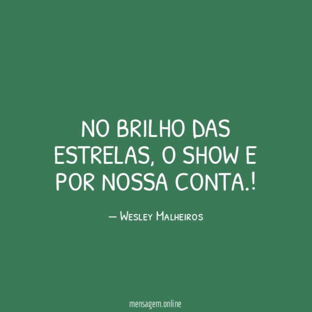 No Brilho Das Estrelas