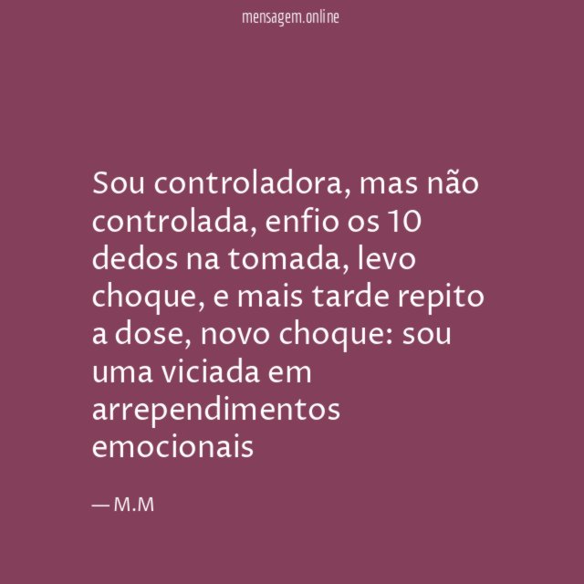 Sou controladora