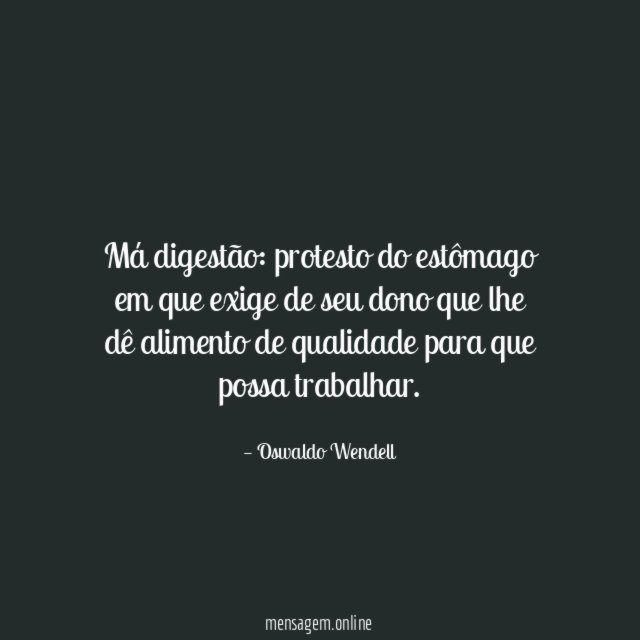 Má digestão