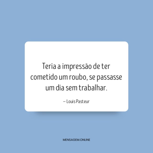 Teria a impressão de ter cometido um roubo