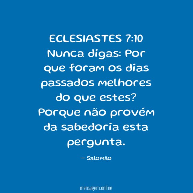ECLESIASTES 7