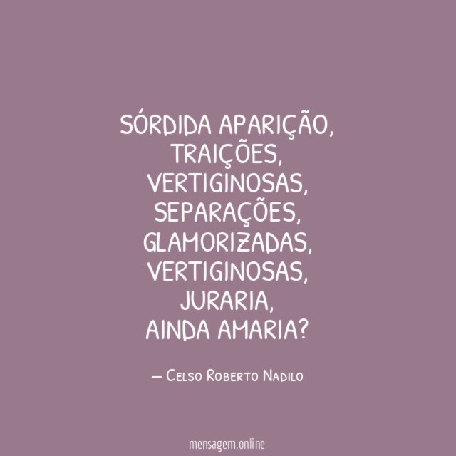 sórdida aparição