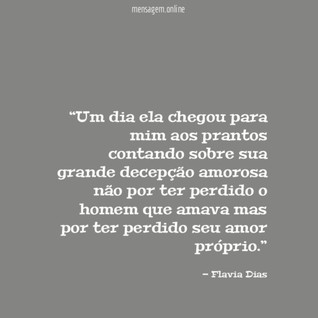 Um dia ela chegou para mim aos prantos