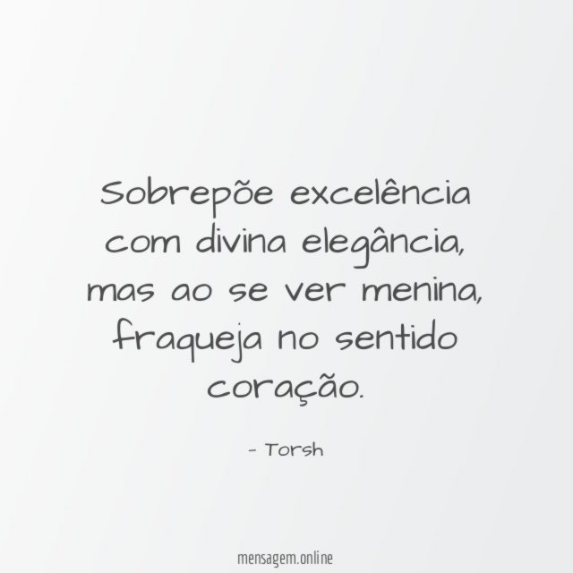 Sobrepõe excelência com divina elegância