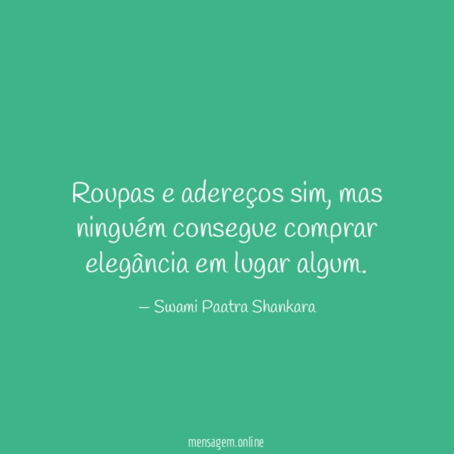 Roupas e adereços sim