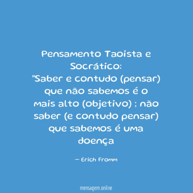 Pensamento Taoista e Socrático