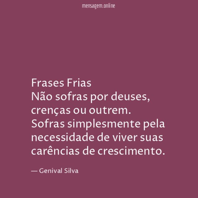 Frases Frias
