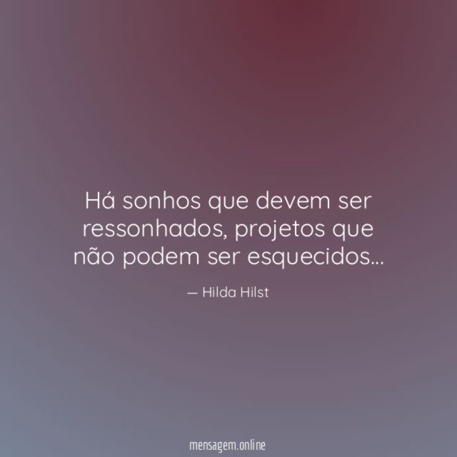 Há sonhos que devem ser ressonhados