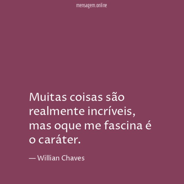 Muitas coisas são realmente incríveis