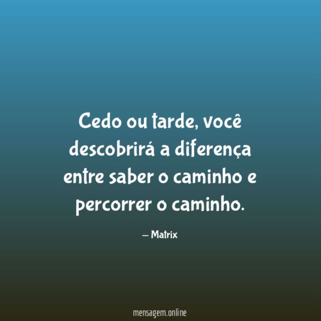 Cedo ou tarde