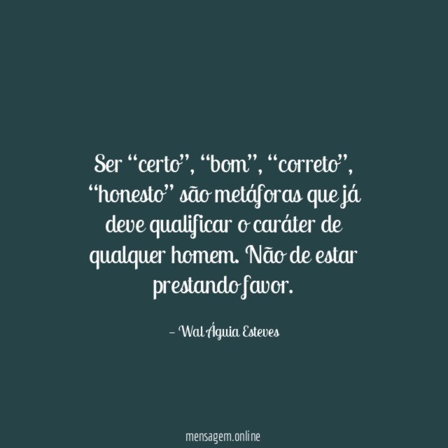 Ser “certo”