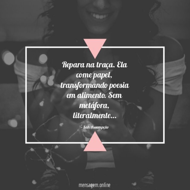 Repara na traça