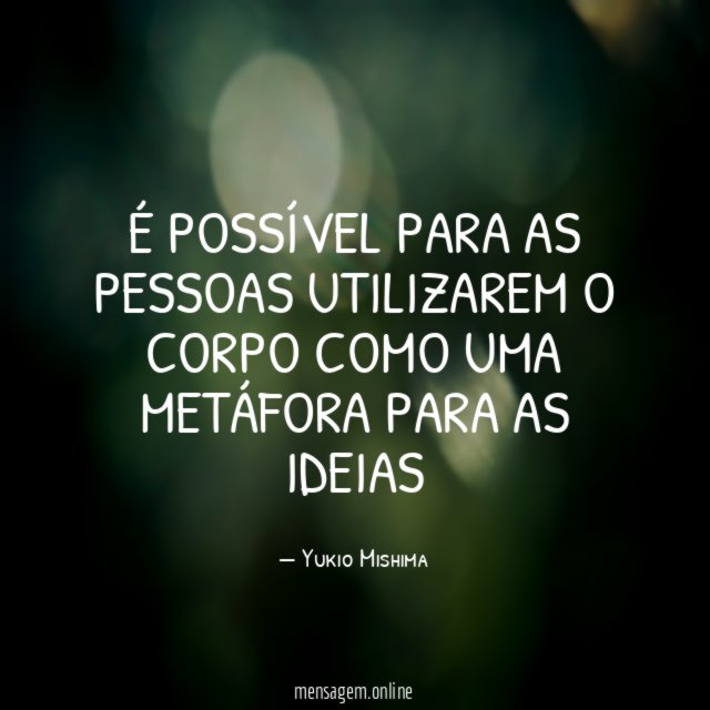 É possível para as pessoas utilizarem o corpo