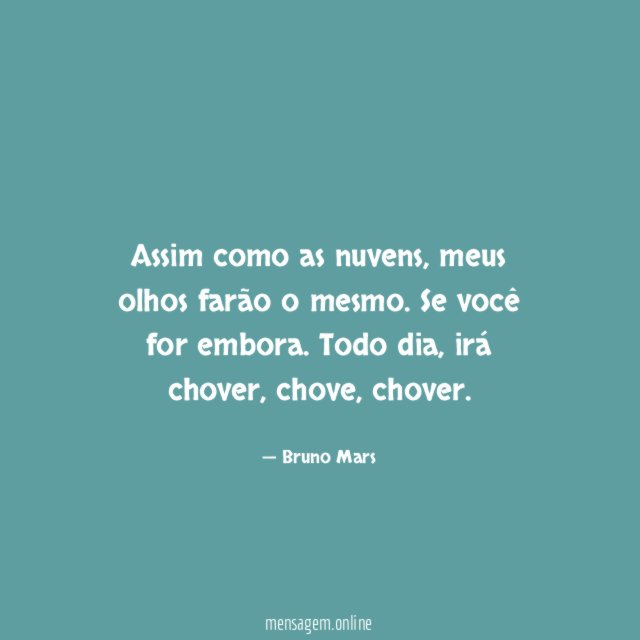Assim como as nuvens