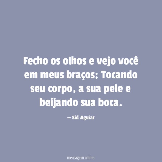 Fecho os olhos e vejo você em meus braços