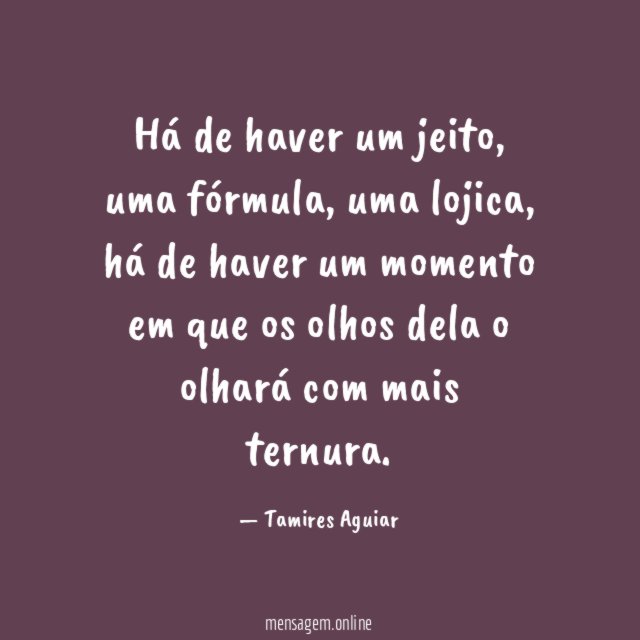 Há de haver um jeito