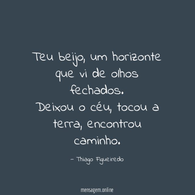 Teu beijo