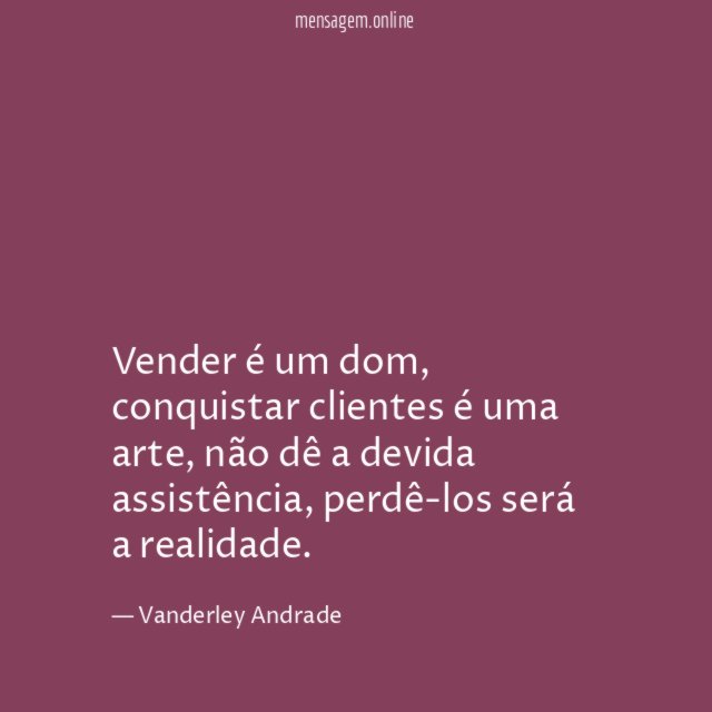 Vender é um dom