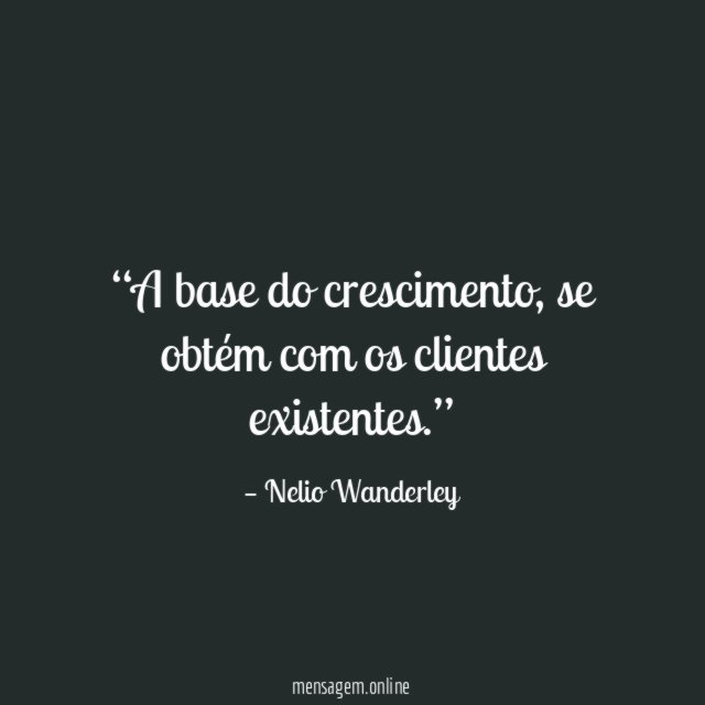 A base do crescimento