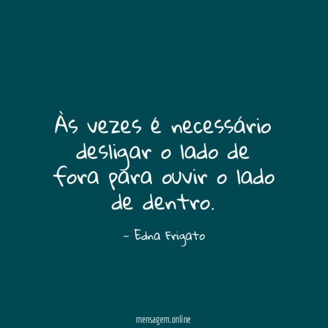 Às vezes é necessário desligar o lado de