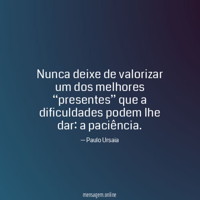 Nunca deixe de valorizar um dos melhores “presentes”