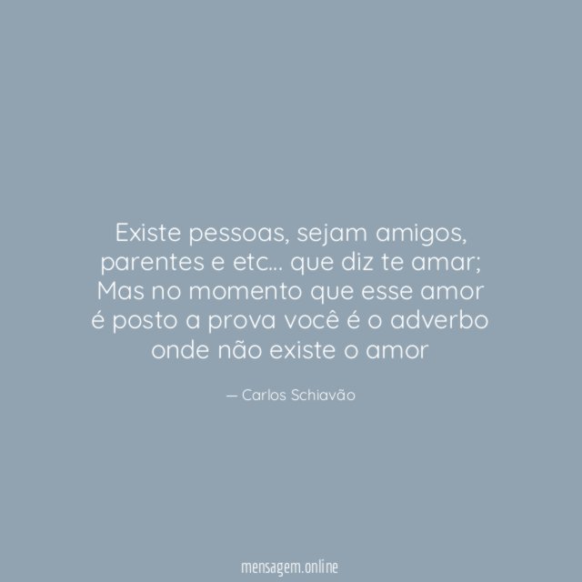 Existe pessoas