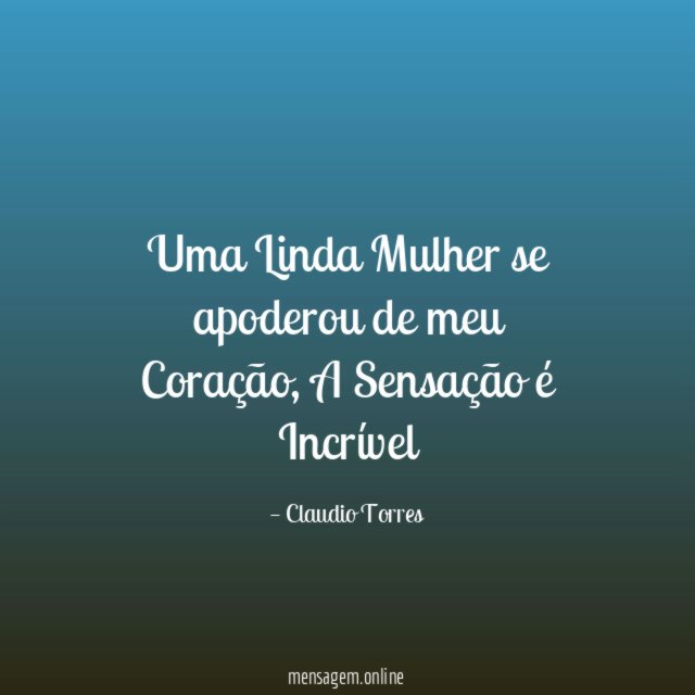 Uma Linda Mulher se apoderou de meu Coração