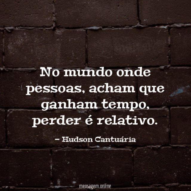 No mundo onde pessoas