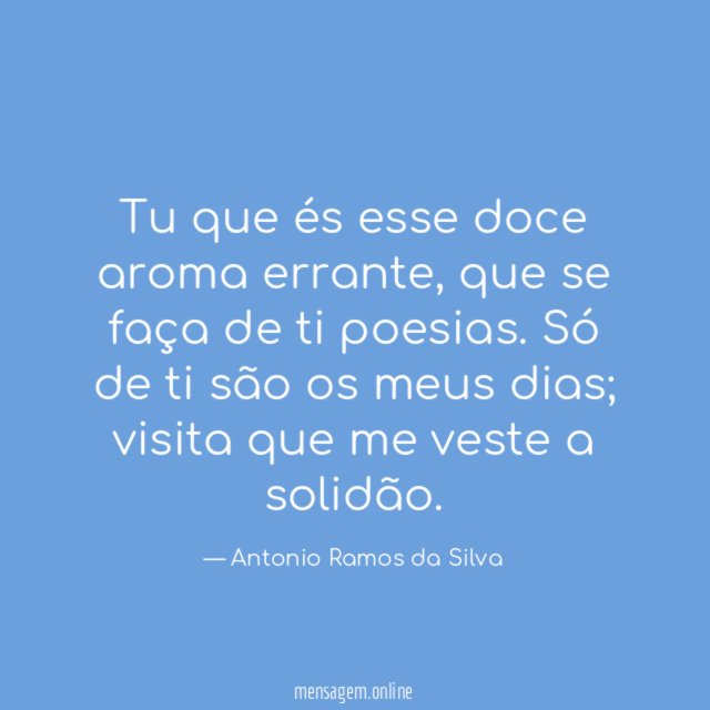 Tu que és esse doce aroma errante