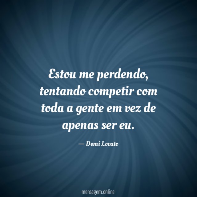 Estou me perdendo