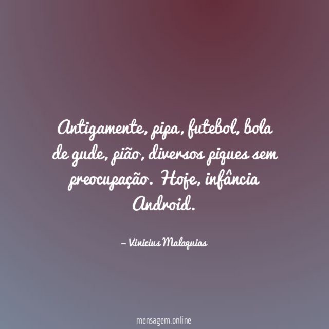 Antigamente