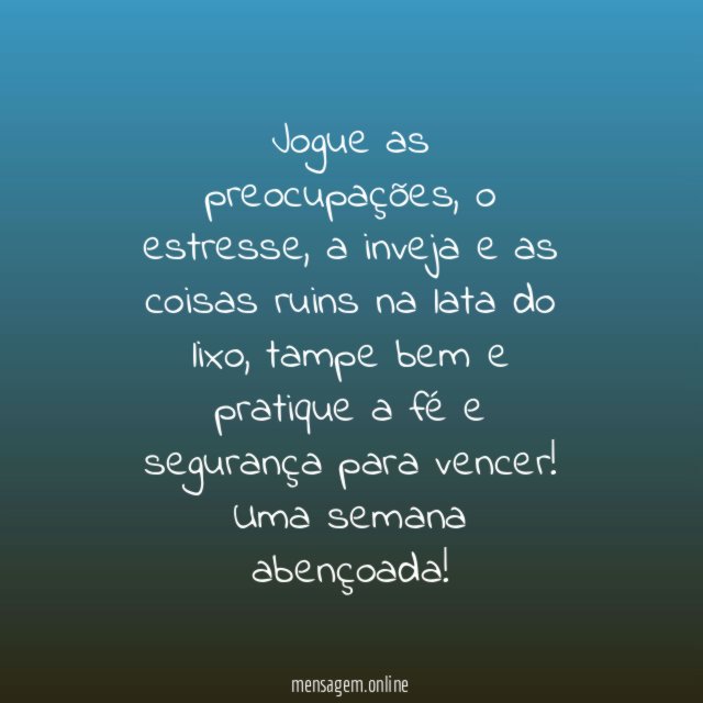 Jogue as preocupações
