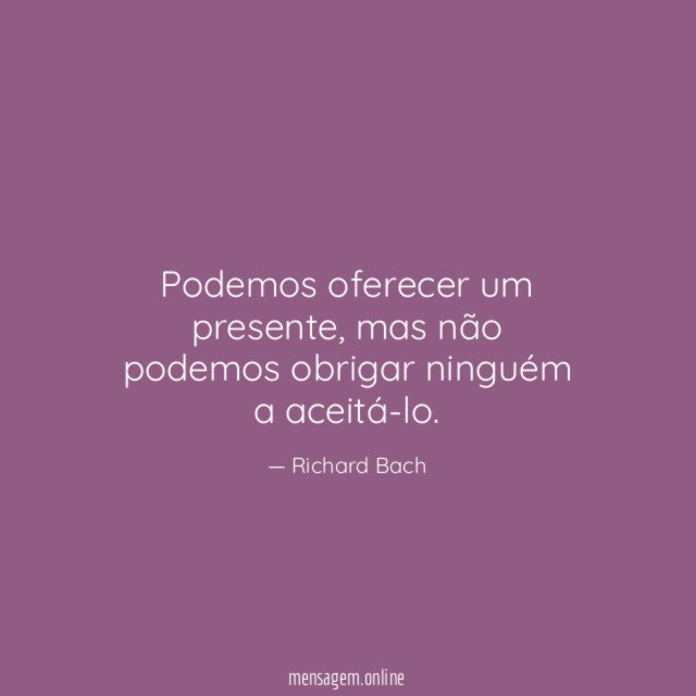 Podemos oferecer um presente